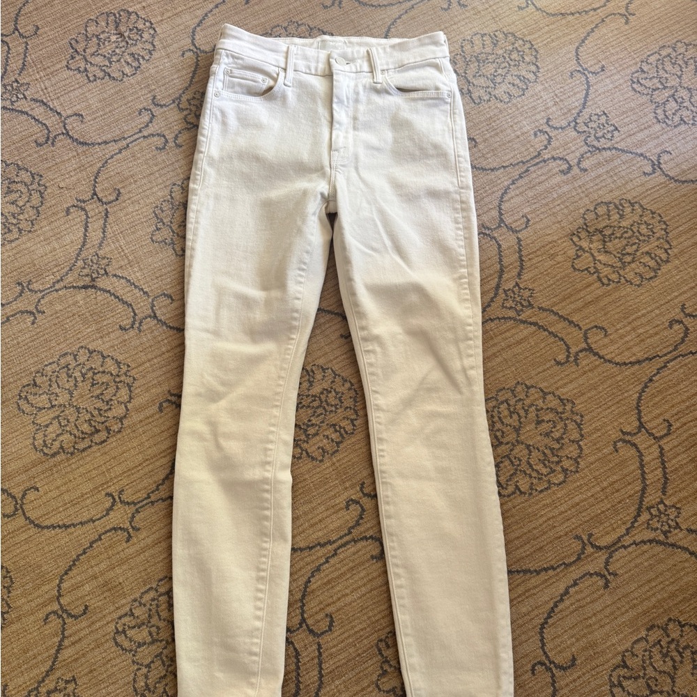 Mother White Jeans - high waisted looker